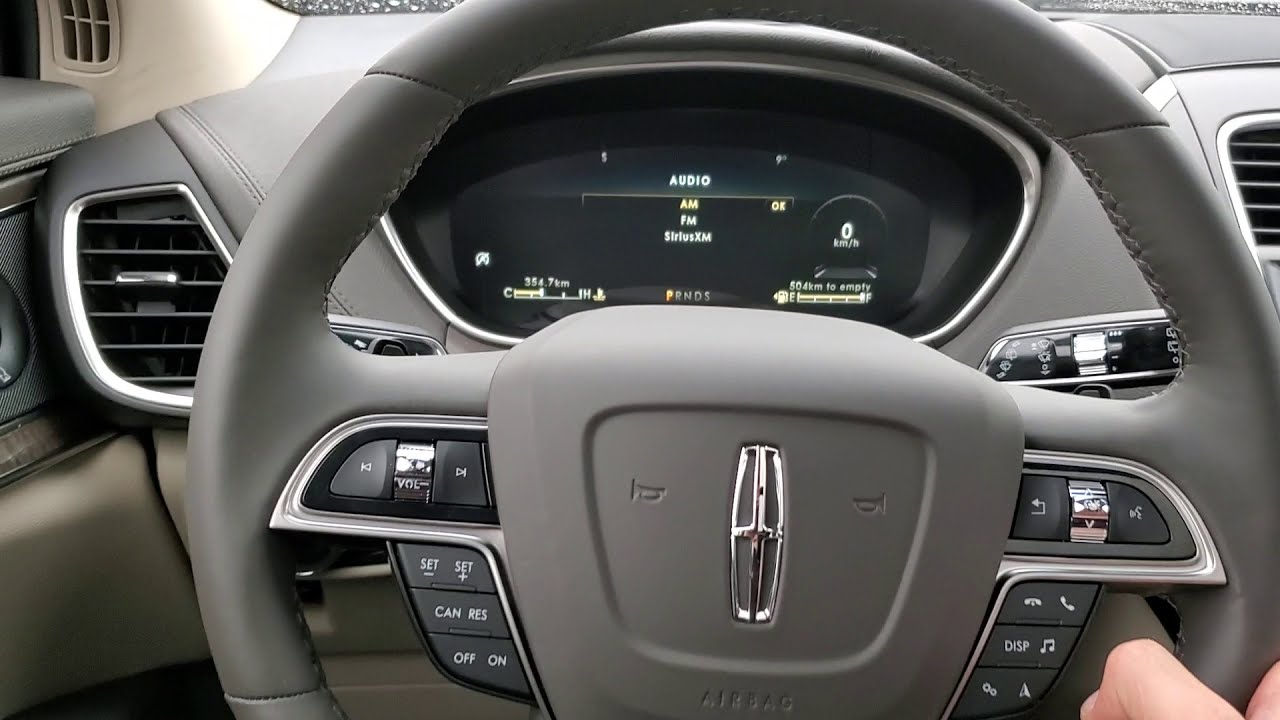 2020 Lincoln Nautilus | Instrument Cluster Features