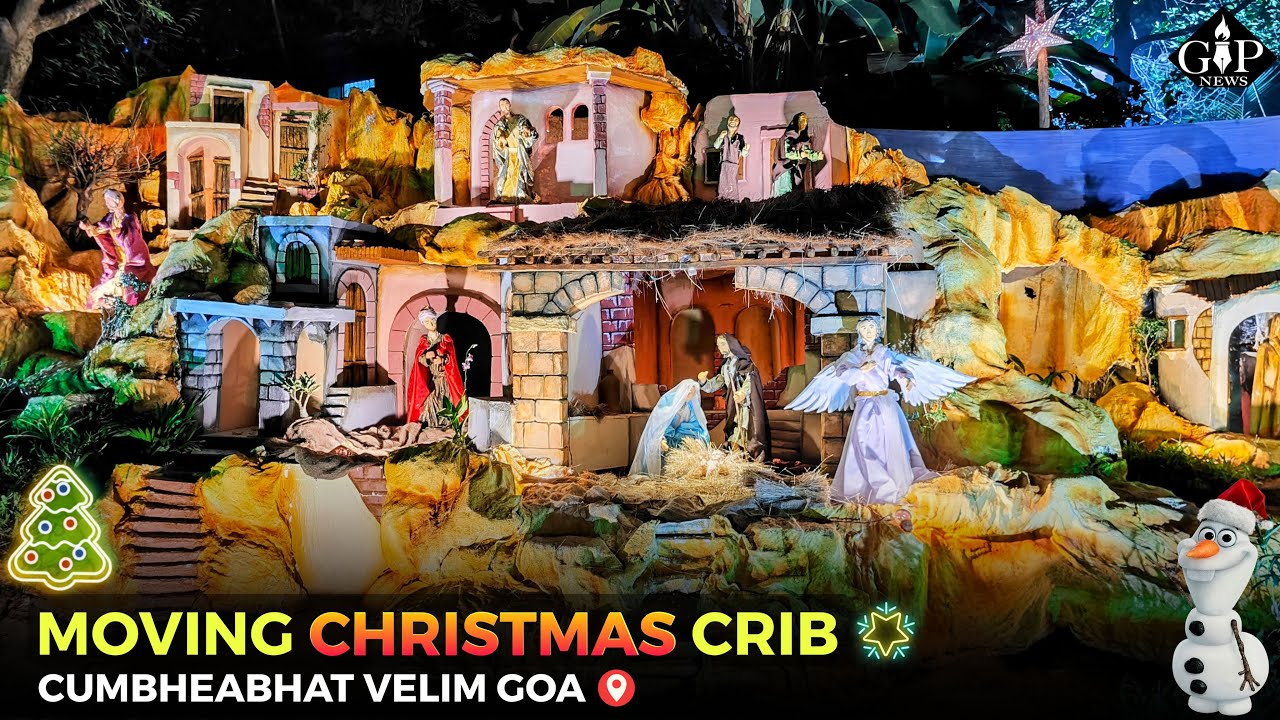 #WATCH | Moving Christmas Crib in Cumbheabhat  Velim