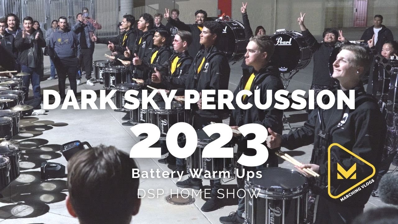 Dark Sky Percussion 2023 - Battery Warm Ups - DSP Home Show