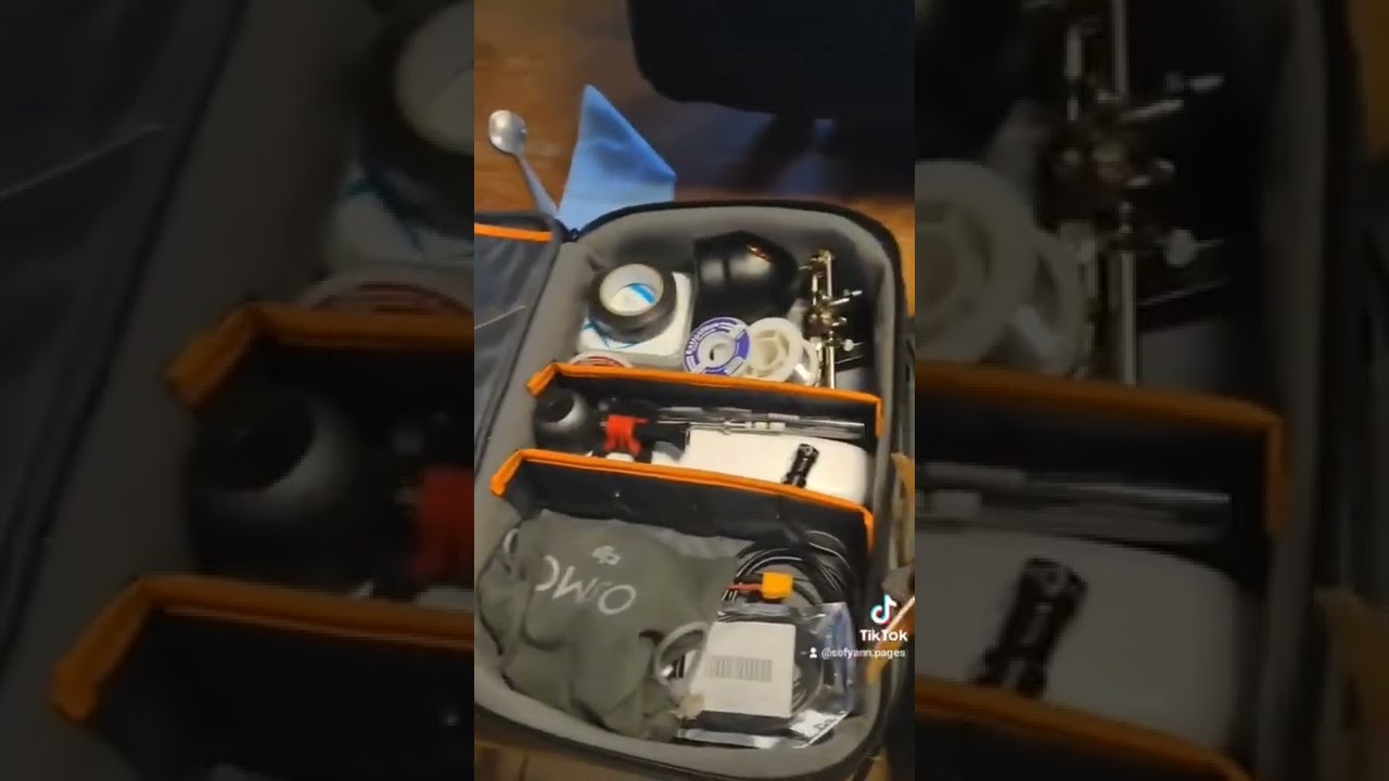 Quand tu range ton sac drone