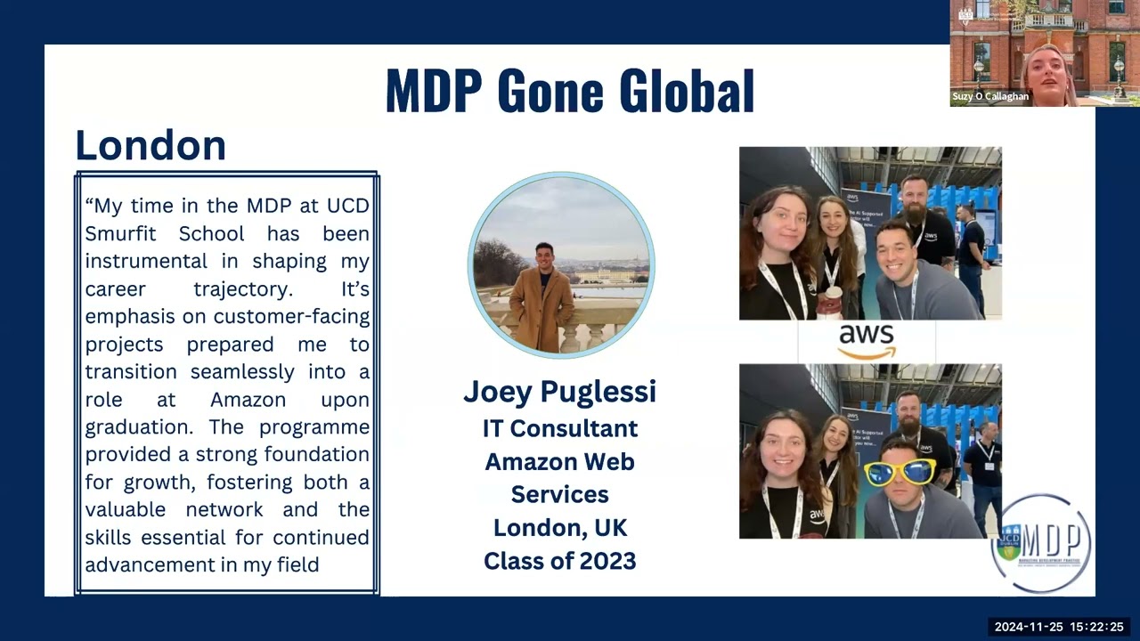 UCD Virtual Masters Week - MSc Marketing Practice