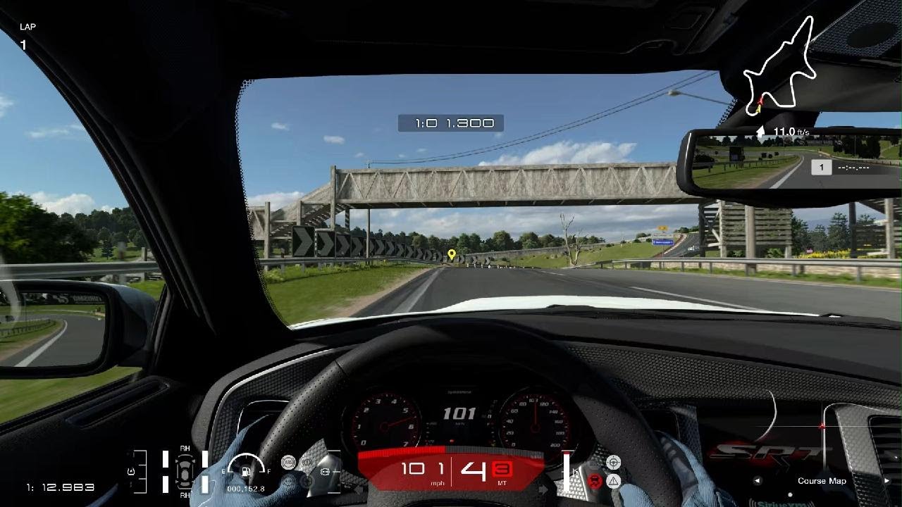 Gran Turismo 7 SRT HELLCAT ON A TRACK💀😂😂Hard to drive