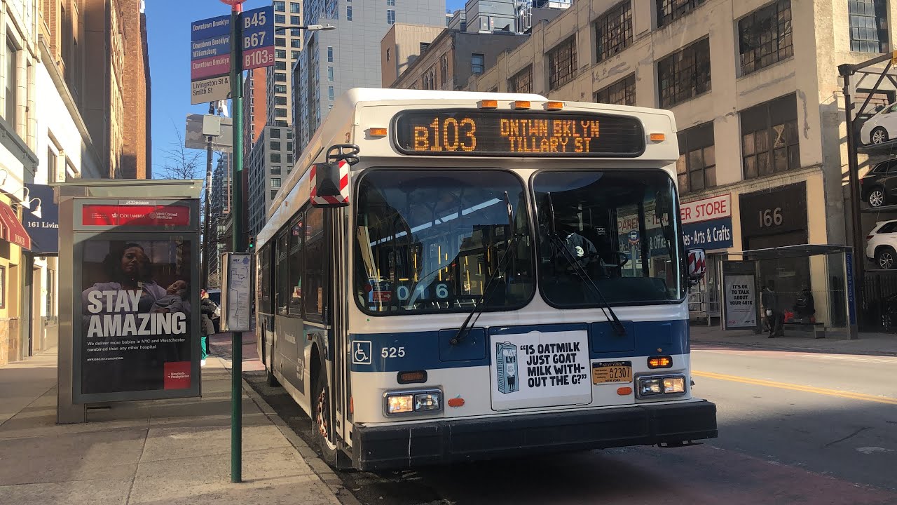 MTA New York City Bus: B41,B45,B67,B103 Action at Livingston St/Smith St