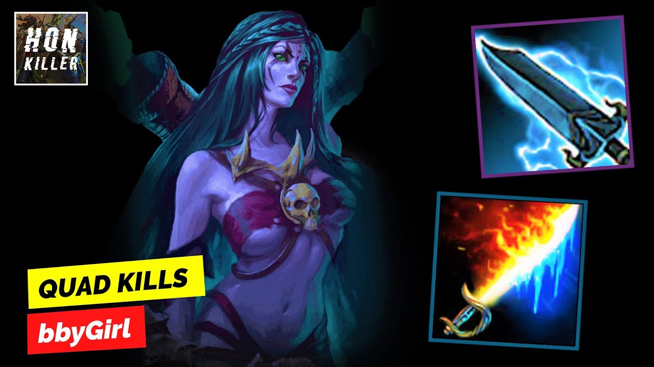 HoN Forsaken Archer NULLFIRE BLADE with DAWNBRINGER