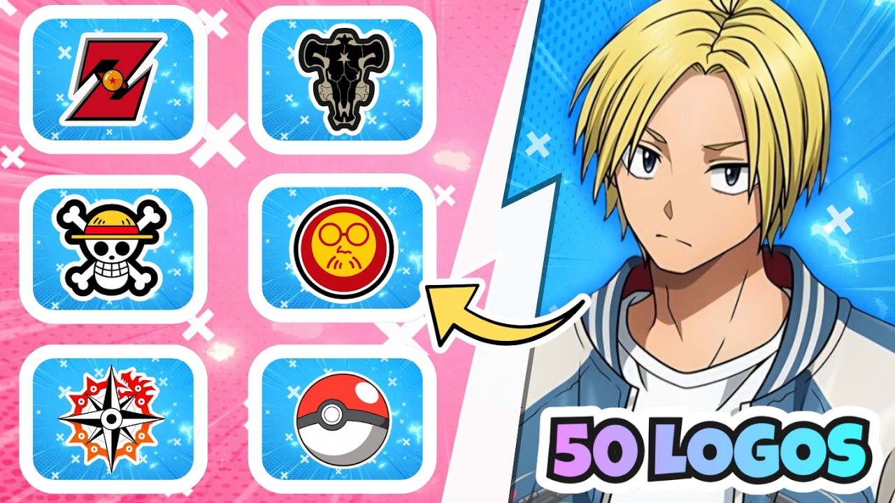 ADIVINA EL ANIME CON LOGOS!! #1 / Anime Quiz 🔥 #anime #quiz #logo
