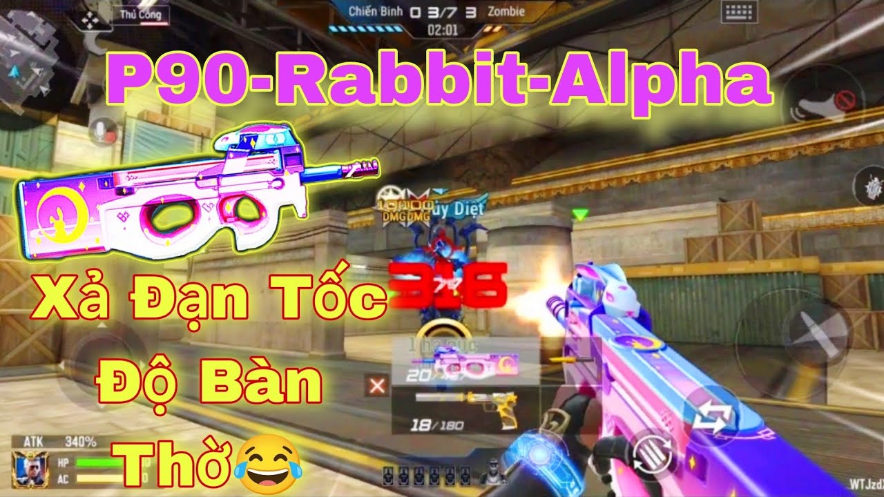 P90-Rabbit-Alpha: Khẩu SMG Săn Zombie V4 Cực Đã! 