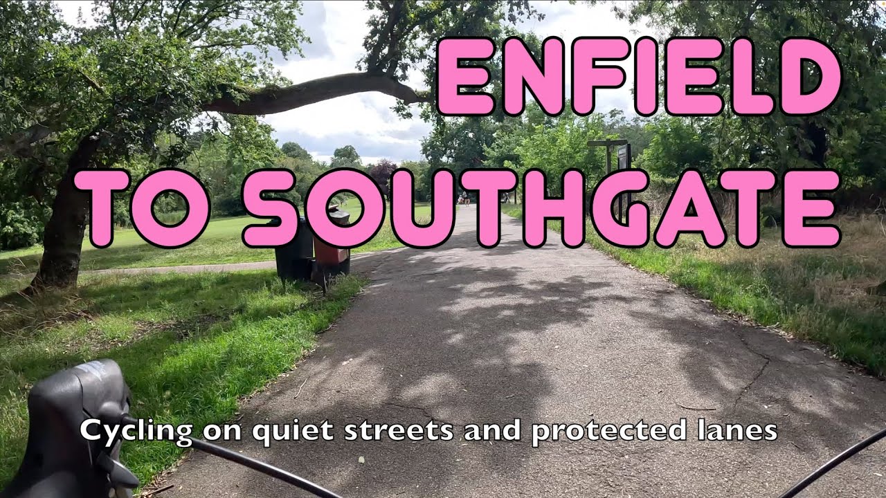 🚲 A nice quiet way to cycle from Enfield to Southgate