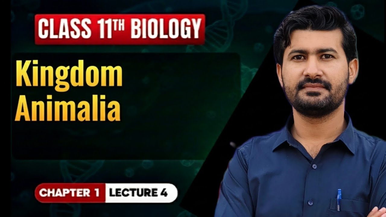 Kingdom Animalia Class 11 Chapter 1  by irtisam's biology 