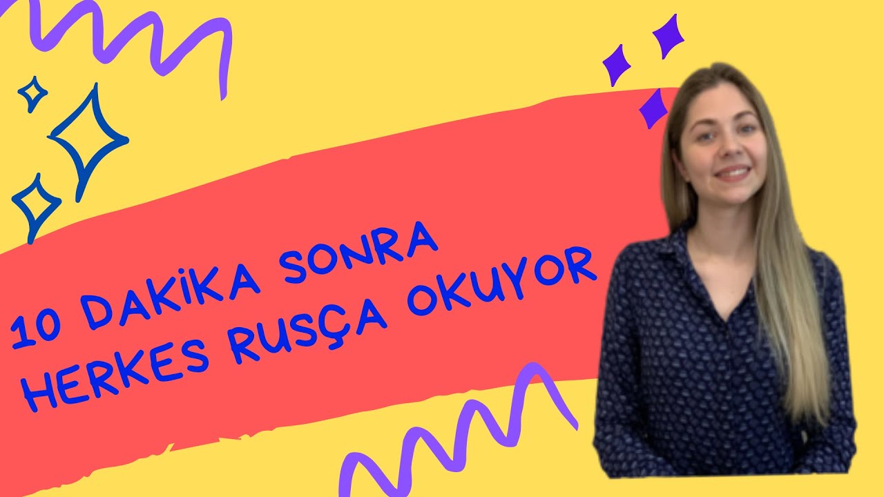 RUS ALFABESİ - Kolay şekilde Rus alfabesi öğrenin.Örnekli anlatım.