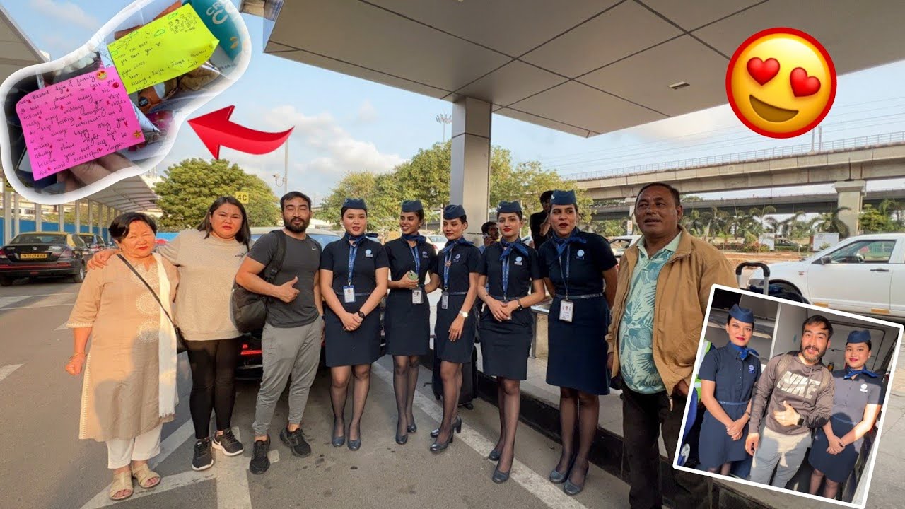 | Wanakkam Chennai 🙏...Got surprise from the INDIGO cabin crew members 😍 | @basantvlogs |