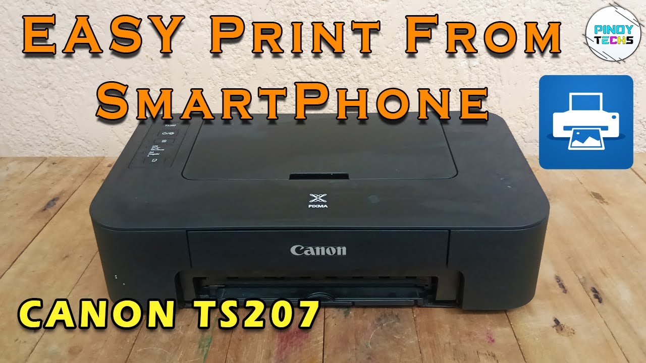 CANON TS207 PRINT FROM PHONE (Tagalog)
