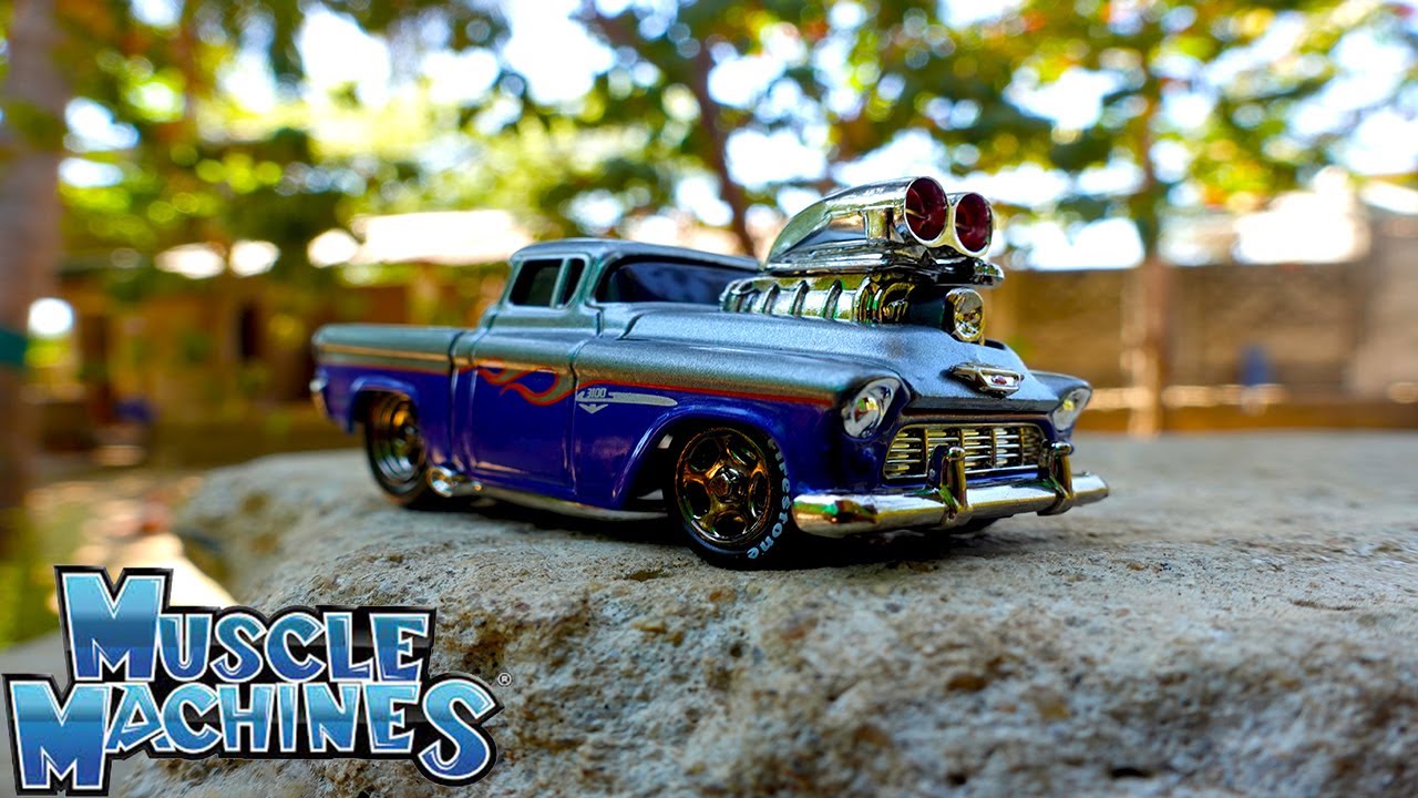 Chevrolet 1955 || Muscle Machines || xpupex belicox #hotwheels