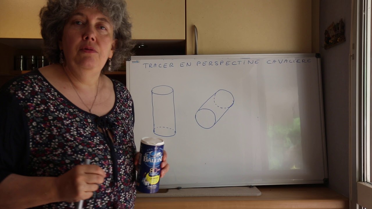 Tracer un prisme ou un cylindre en perspective cavalière