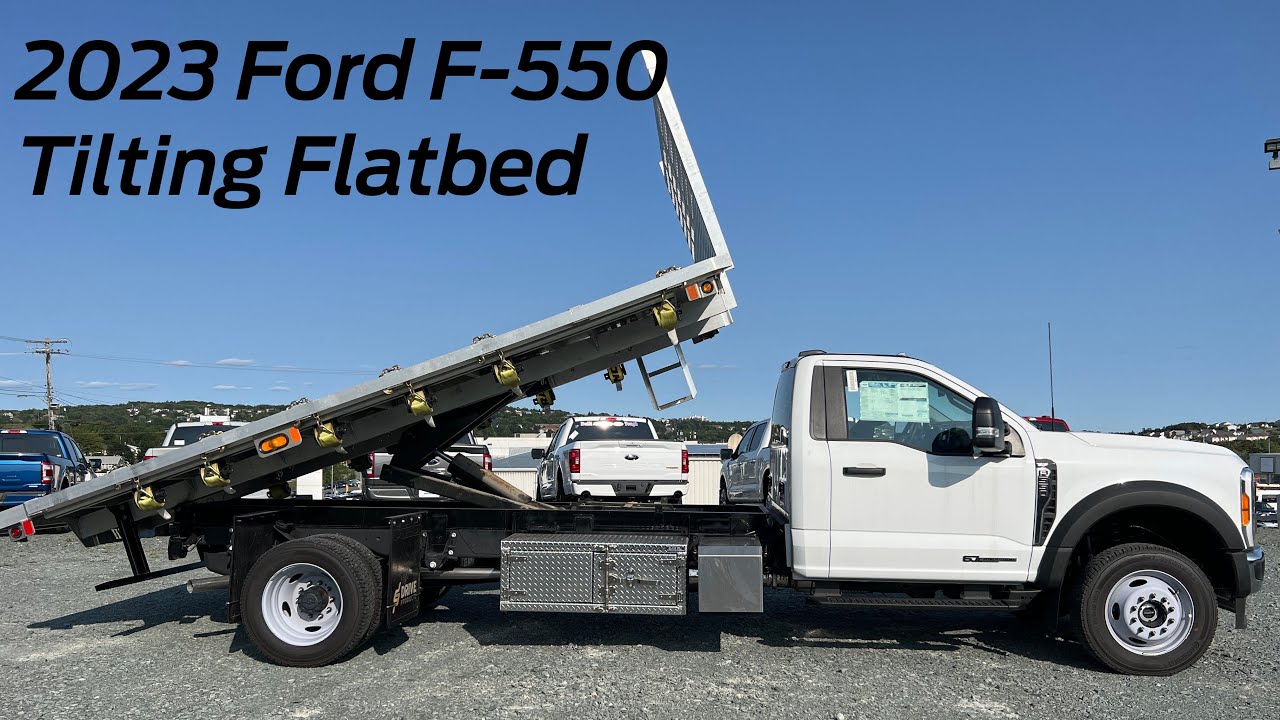 2023 Ford F-550 XLT 16FT Tilting Hydraulic Flatbed Review