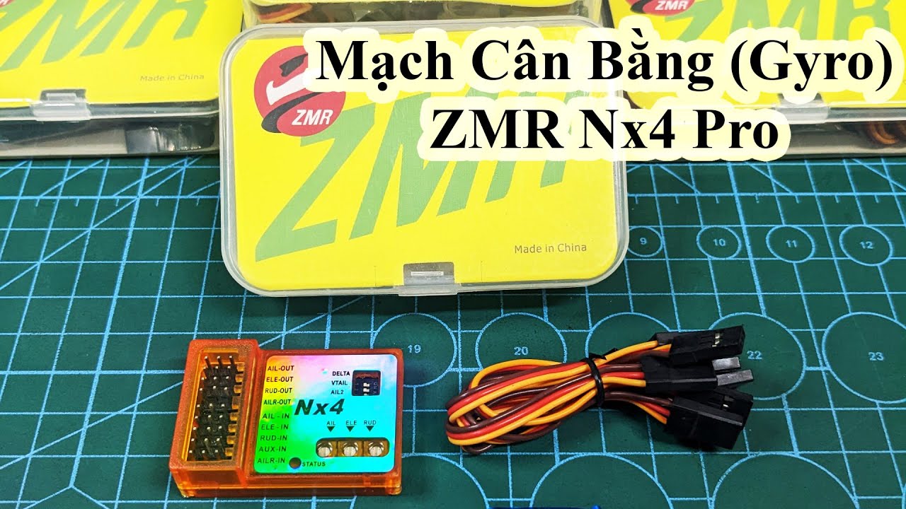 Hướng dẫn KẾT NỐI & SỬ DỤNG mạch cân bằng ZMR Nx4 Pro. #RC #Planes #Aircraft #Jet #Mohinh