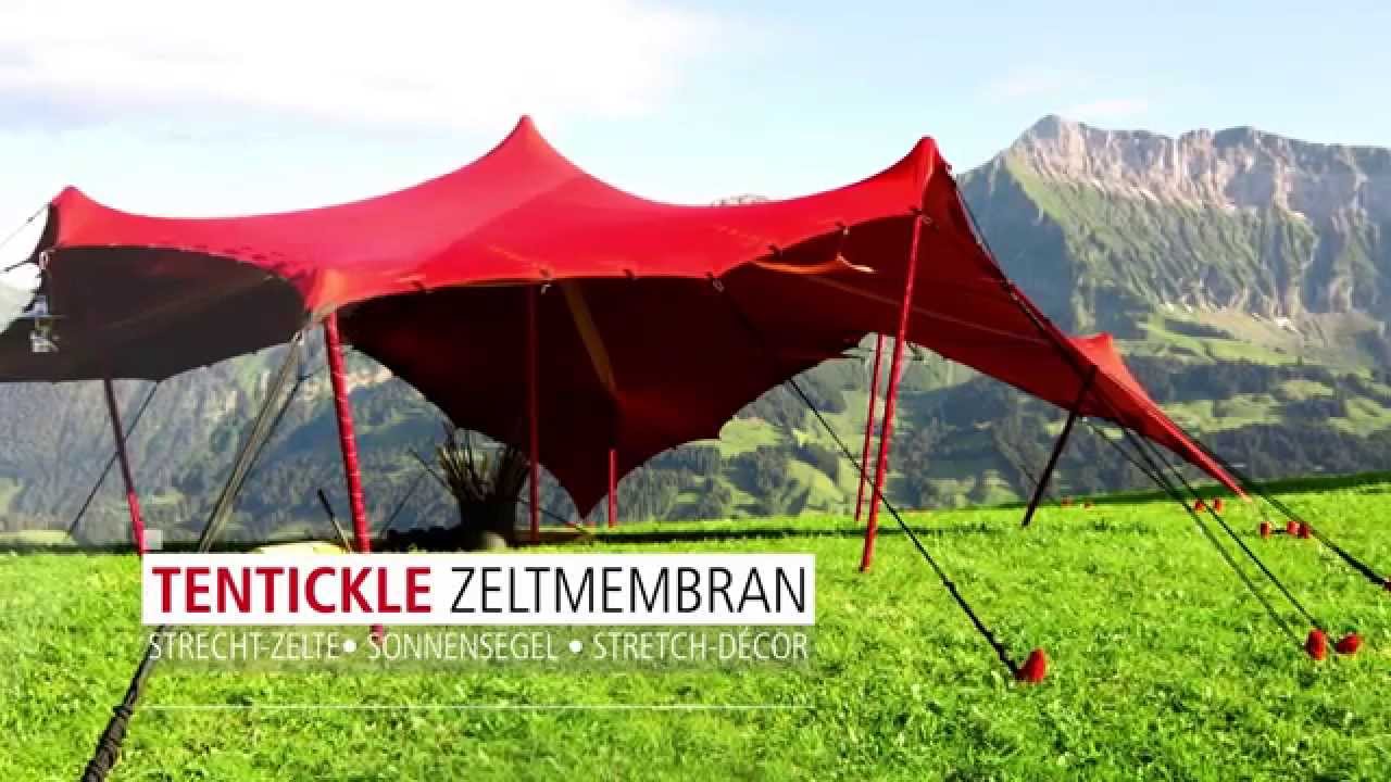 Stretchzelte als Sonnensegel & Wetterschutz  -  Tentickle Deutschland