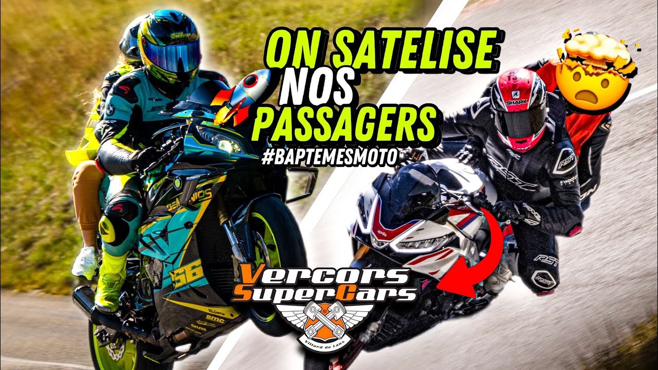 ON A FAIT DES BAPTÊMES DUO MOTO SUR ROUTE FERMÉE 🏁🚀