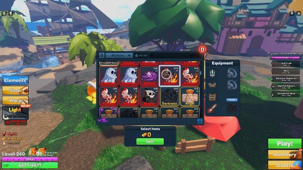 1000 Corrupted Spins 100K Gems - Elemental Dungeons