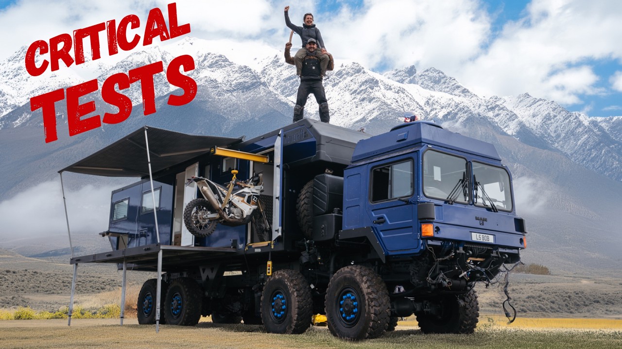 8x8 Overland Truck Camper To Drive Us Around The World | Health & Safety Test  (Ep 7)
