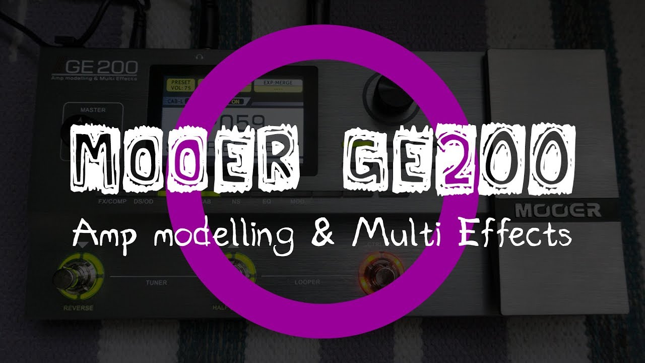 Mooer GE200 / Гитарный Процессор