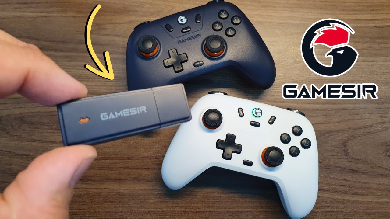 COMO CONECTAR CONTROLE GAMESIR NOVA LITE no PC c/ RECEPTOR WIRELESS/ DONGLE ?