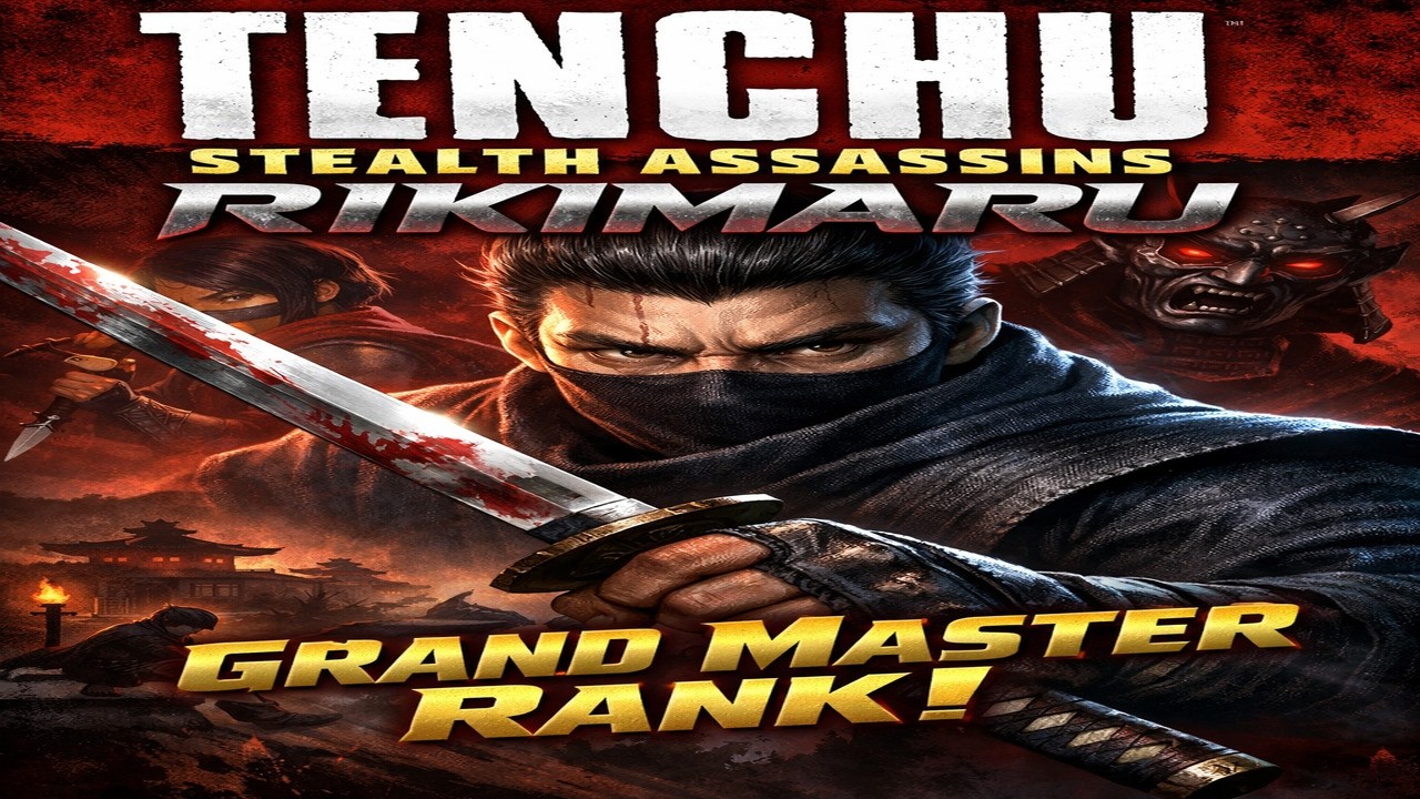 Tenchu Stealth Assassins Rikimaru fase 4 atravesse o posto de controle dublado grand master no itens