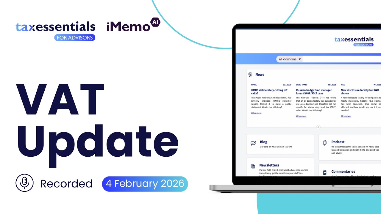 VAT Update (2026) 4 February