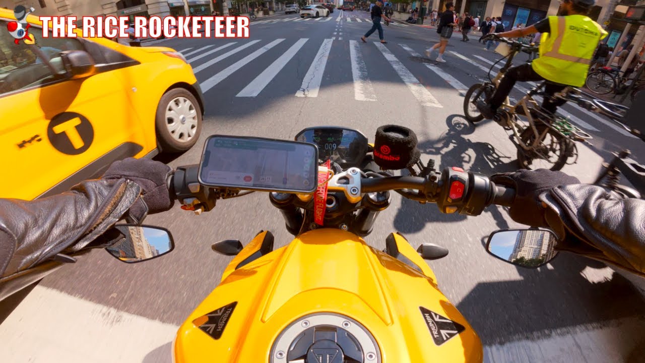 Triumph Street Triple 765 RS POV Ride: New York City To Brooklyn