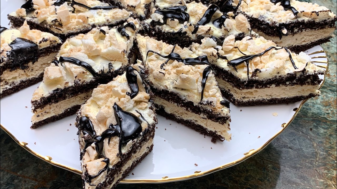 Торт Аврора очень вкусный хрупкий нежный тающий с меренговым коржом | Cake Aurora | Թխվածք Ավրորս