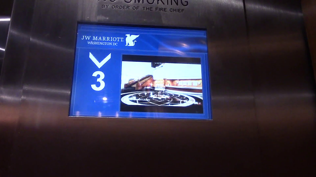 Schindler miconic 10 elevators @ the JW Marriott in Washington DC