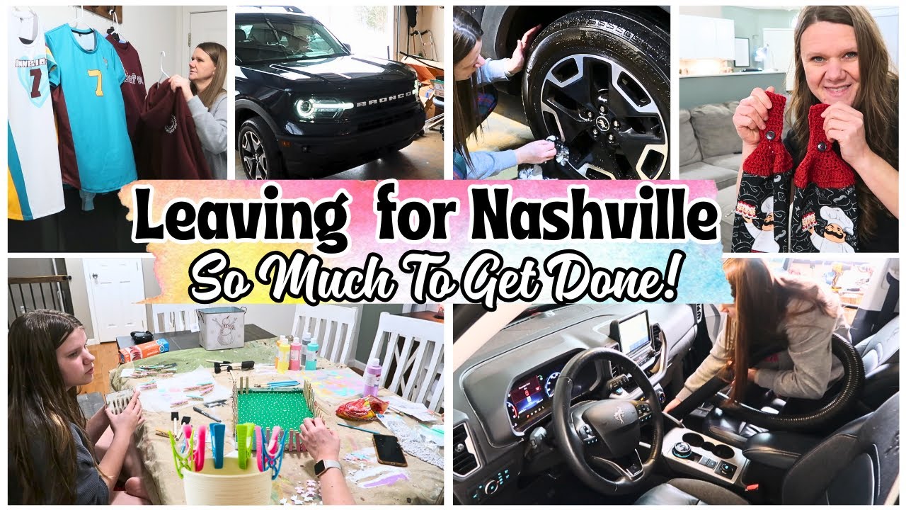 GET IT ALL DONE | HEADED TO NASHVILLE FOR THE WEEEKEND WEEKEND | CLEANING MOTIVATION #getitdone