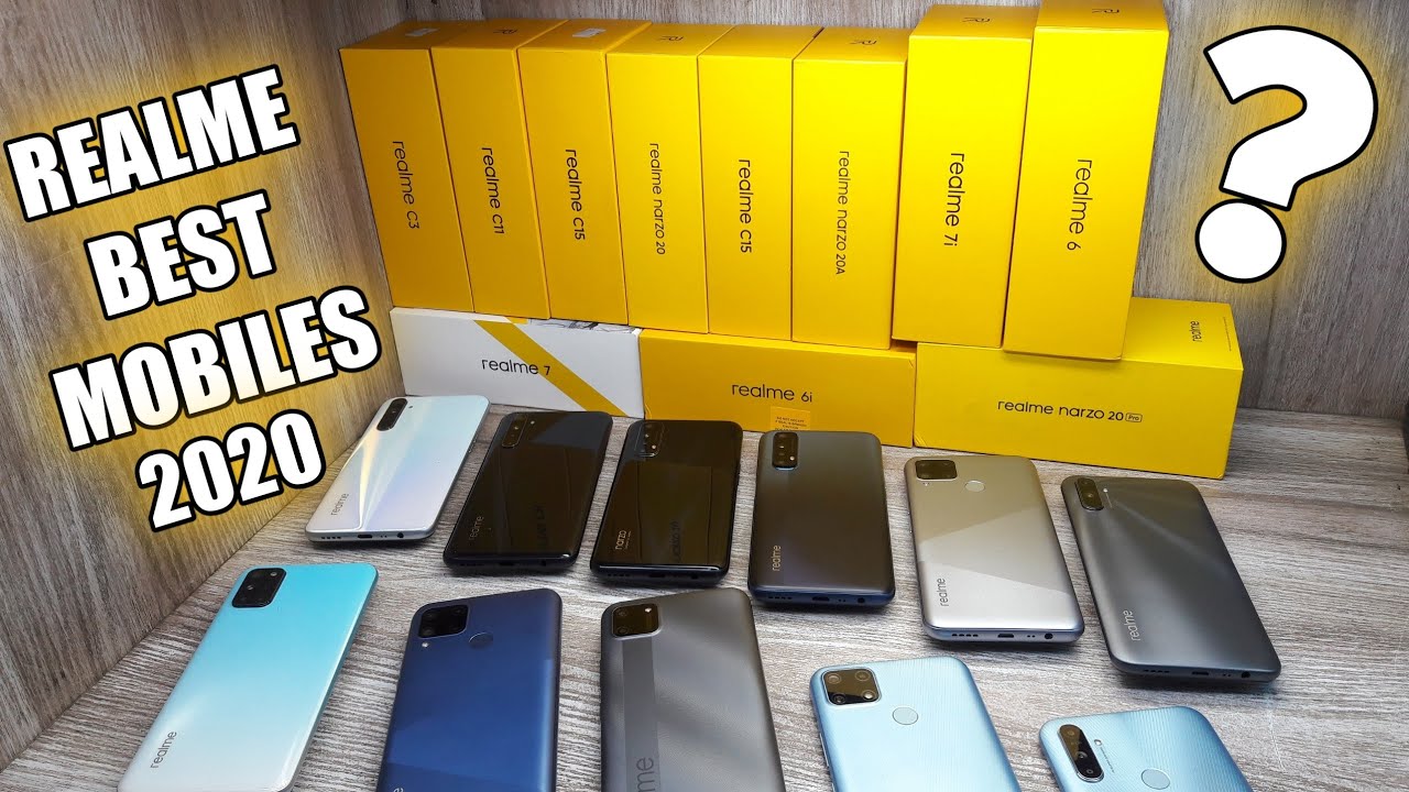Best Budget Mobiles of Realme - Nov 2020