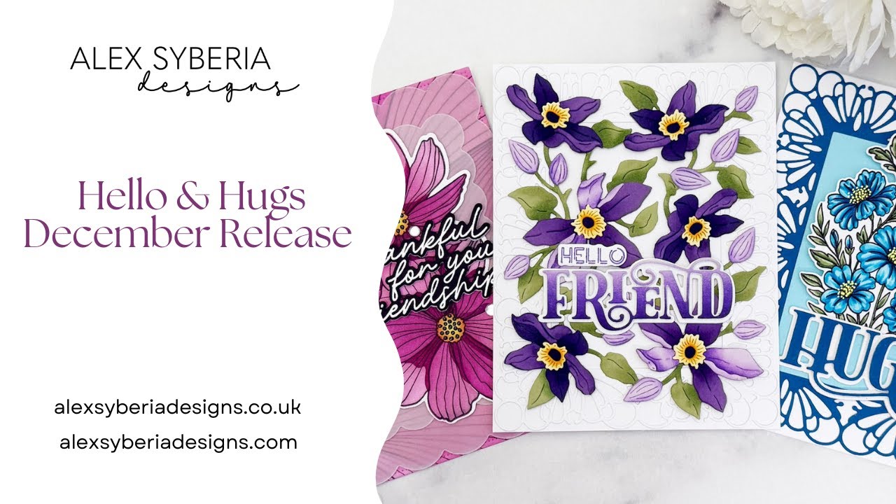 Обзор декабрьского релиза Alex Syberia Designs (коллекция Hello & Hugs)