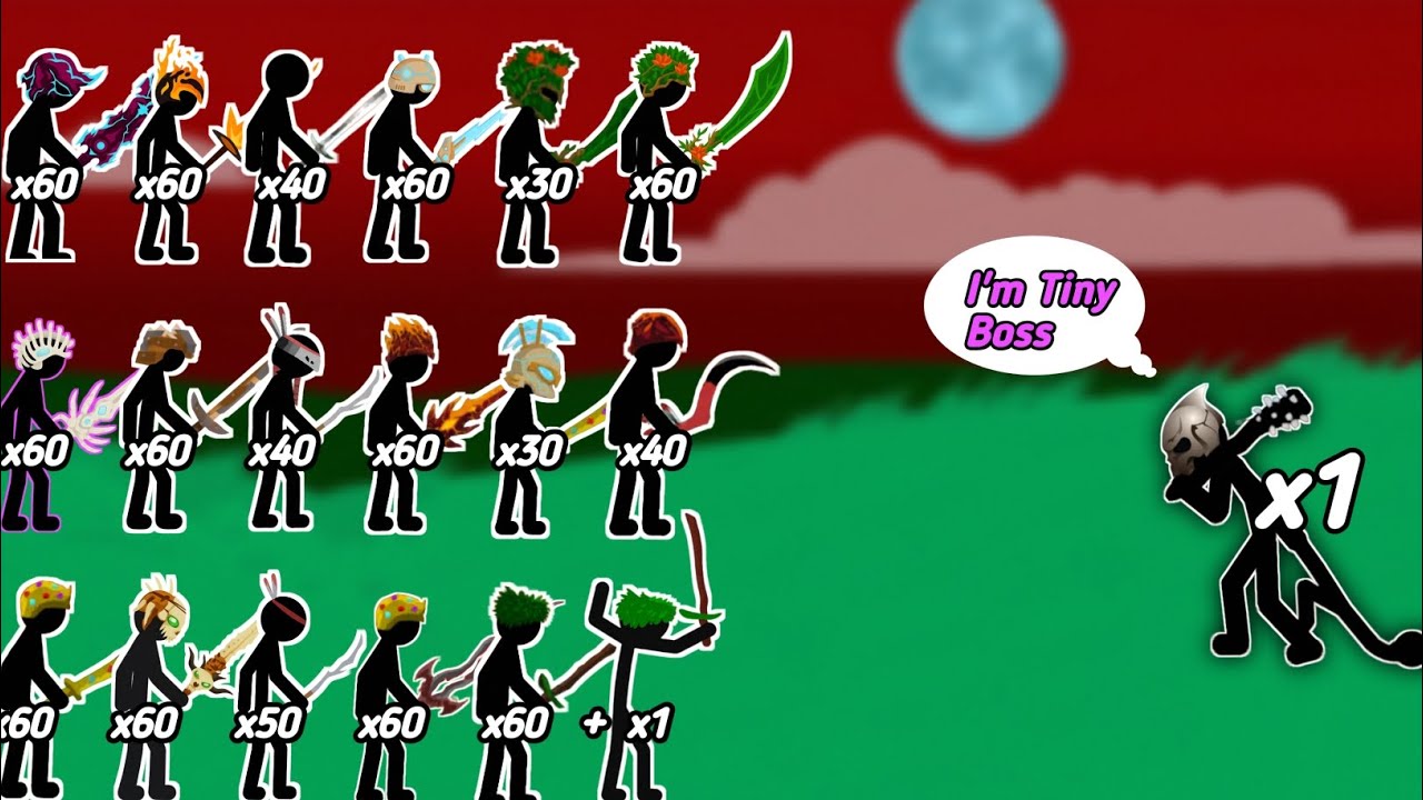 ALL Units Army vs Tiny Boss x1 😱🔥 | Stick War Legacy