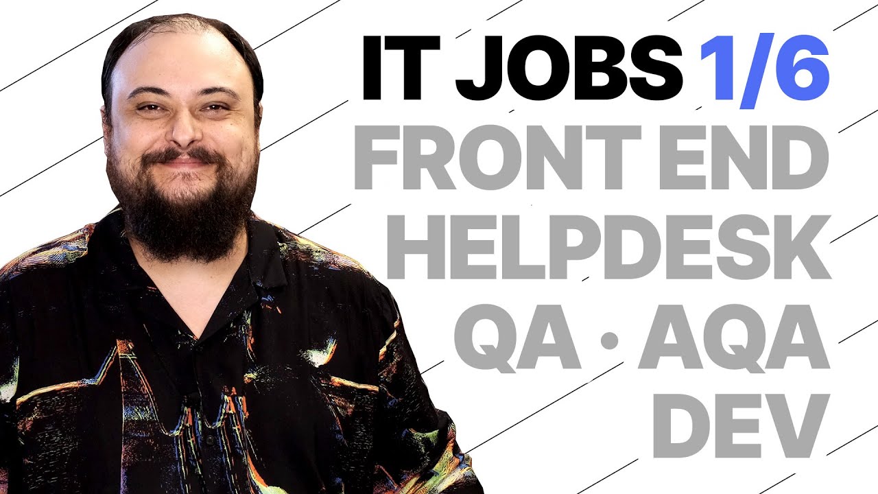 Tipuri de #joburi din #IT: Front End, HelpDesk, Support, QA, AQA, Software/Hardware Developer (1/6)