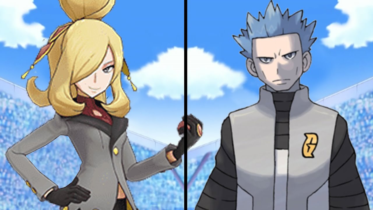 Pokemon Characters Battle: Cynthia Vs Cyrus (Cynthia Vs Team Galactic)
