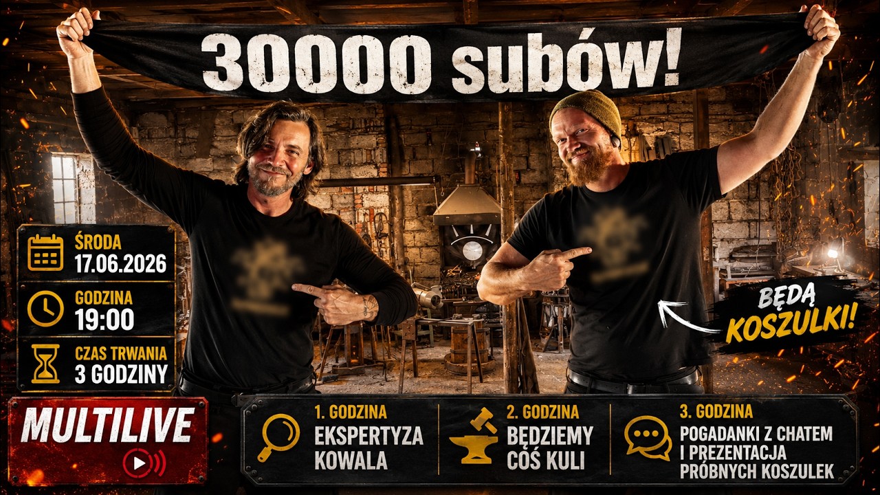 LIVE 30 000 SUB&Oacute;W &mdash; MULTILIVE W KUŹNI!