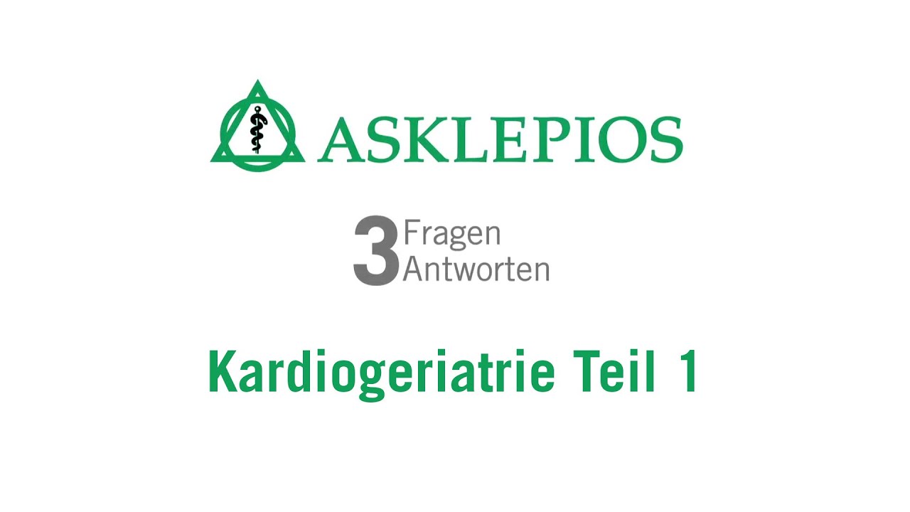 Kardiogeriatrie Teil 1 &ndash; aus der Sicht des Geriaters: 3 Fragen 3 Antworten | Asklepios