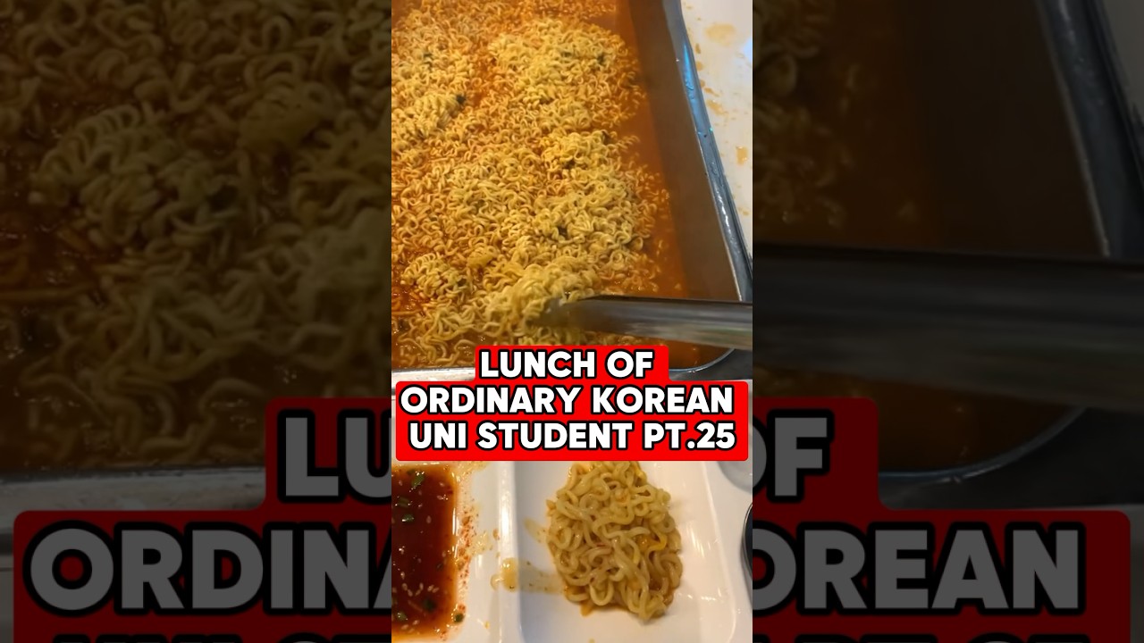 Lunch of Ordinary Korean University Student pt.25 