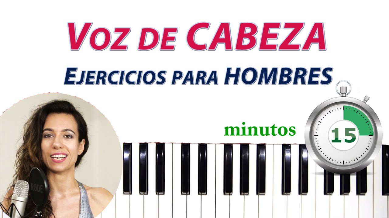Voz de CABEZA 🎵Ejercicios para CANTAR con voz de cabeza para HOMBRES . Clases de canto Natalia Bliss