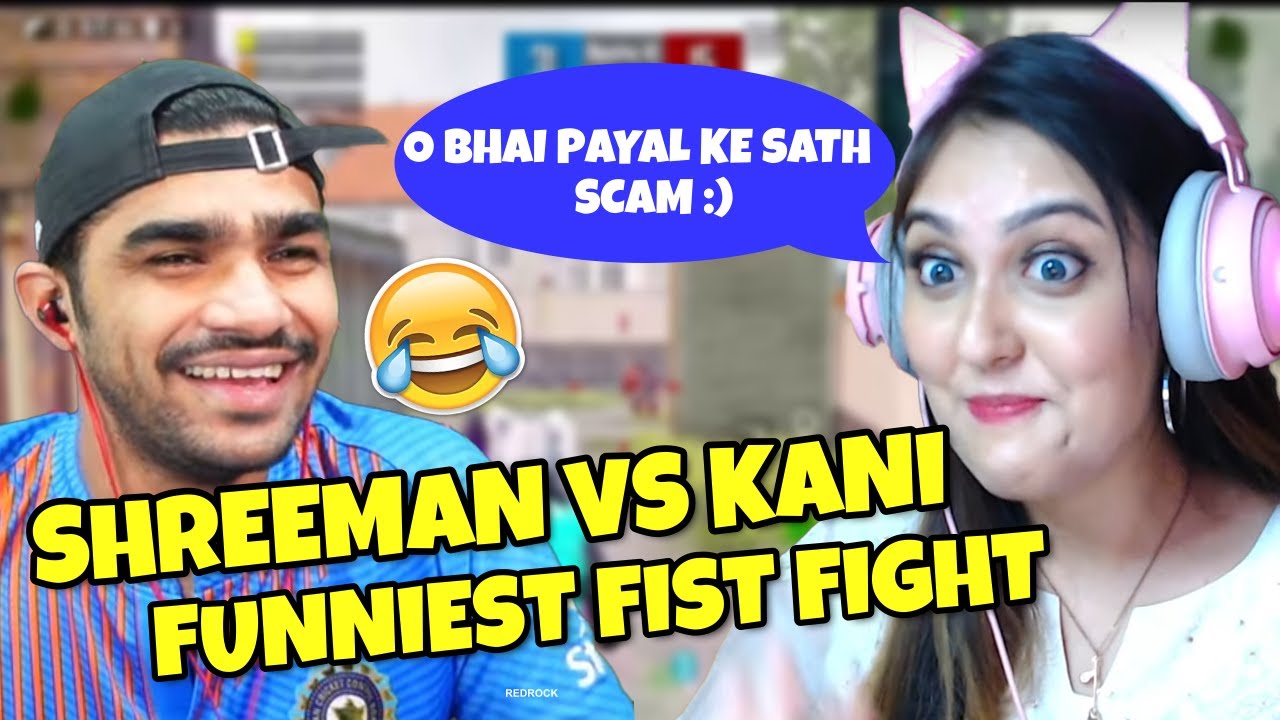 Shreeman Legend vs Kani Gaming Funniest Fist Fight in BGMI Freedom Face Off Challenge | Red Rock