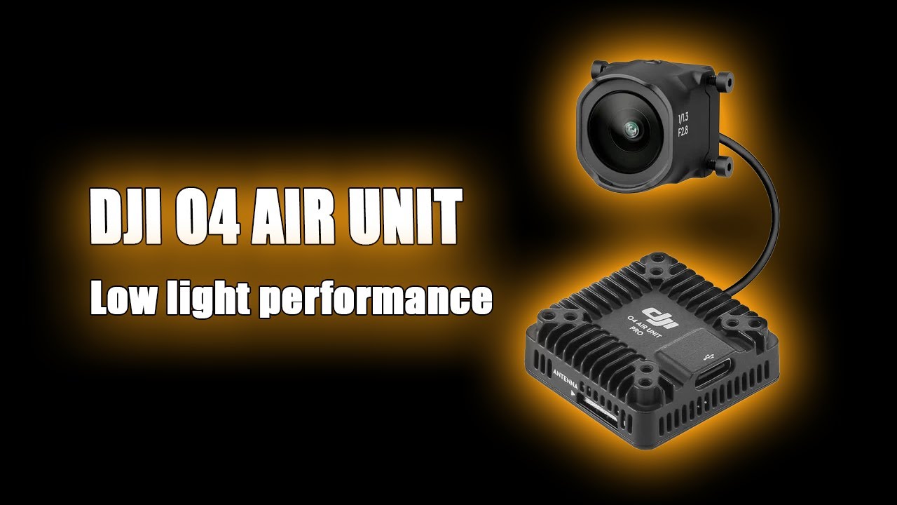 DJI O4 Air Unit Low light performance and -15C