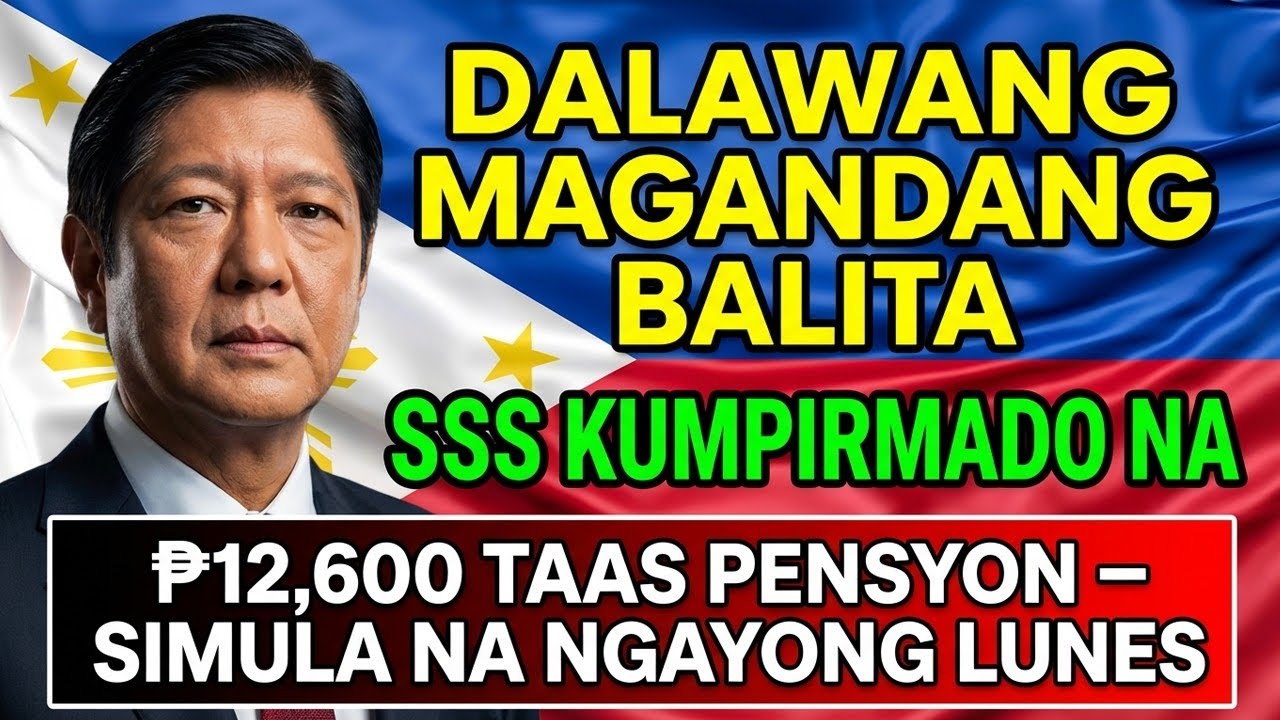 Kumpirmado na! ₱12,600 Pagtaas ng Pensyon sa SSS Ngayong Lunes - 2 Magandang Balita para sa mga Pens