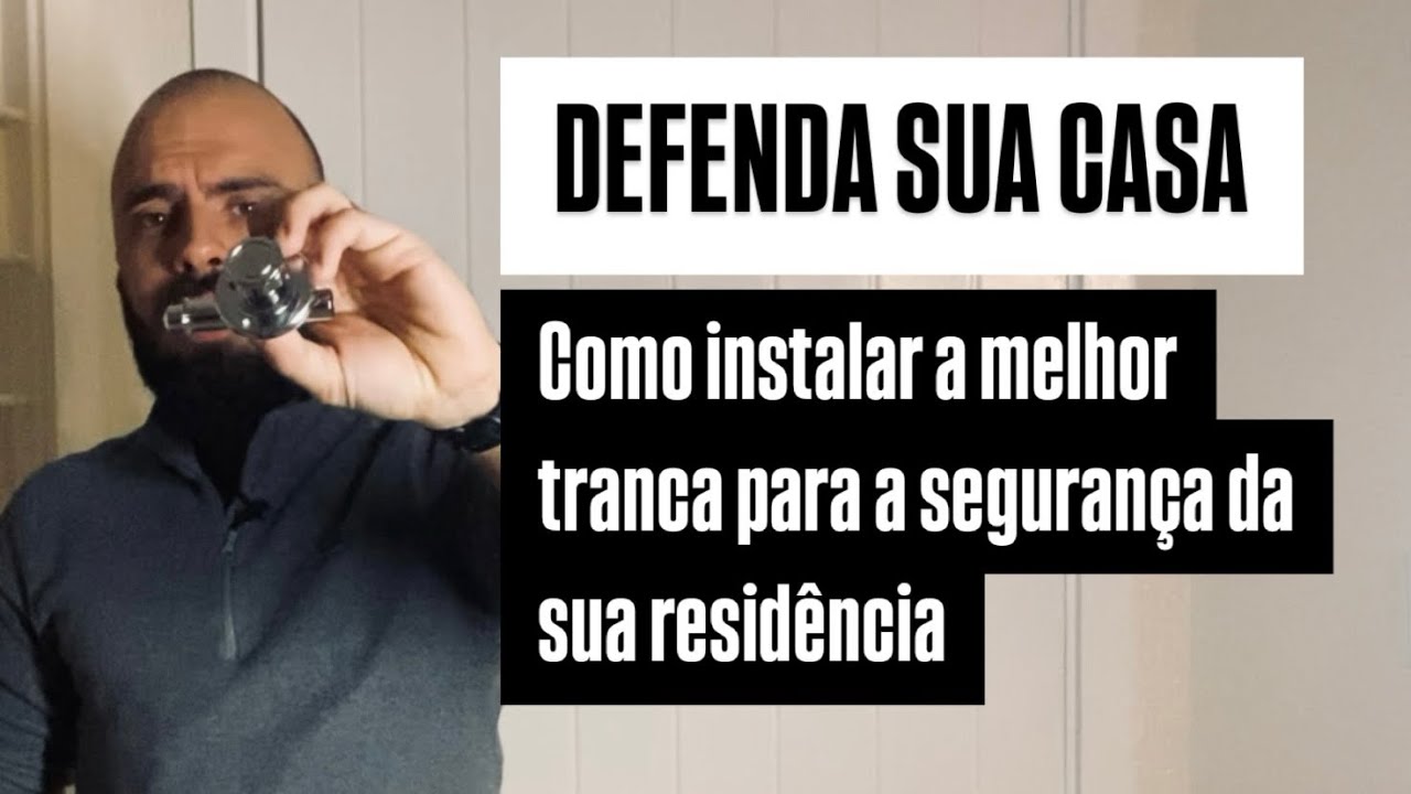 Como instalar trinco batom | Defesa Residencial