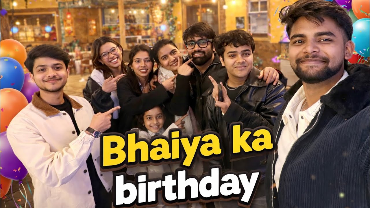 Ashu Bhaiya ka birthday vlog🎂 