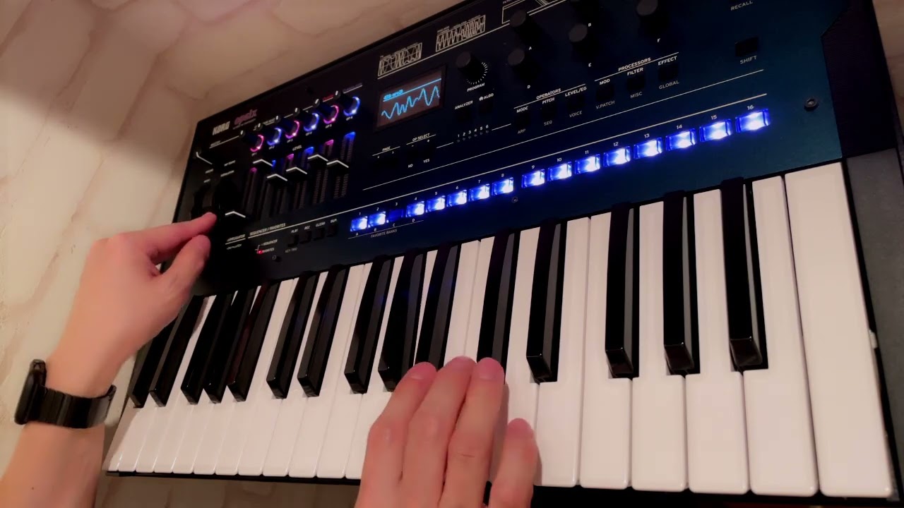 ソーサリアン /  氷の洞窟 （洞窟I） をKORG opsixで弾いてみた