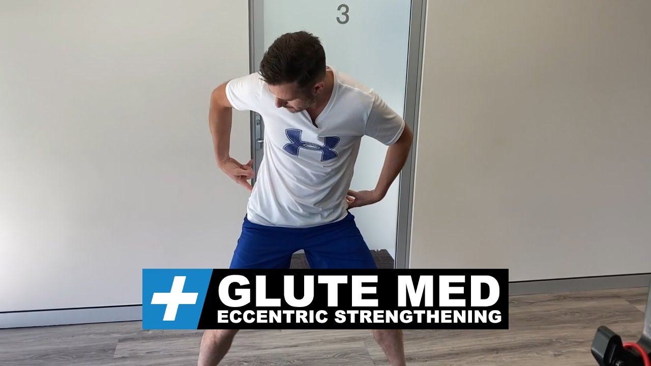 Glute Med Eccentric Exercise using the Crab Walk | Tim Keeley | Physio REHAB