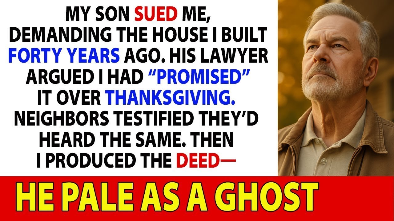 My Son Took Me to Court Over My Home. One Document Ended It