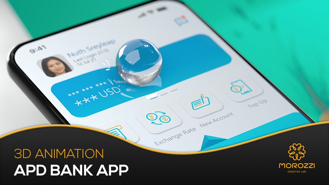 3D Animation for APD Bank App Launch ★ Commercial