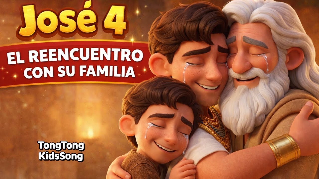 Historia Bíblica para Niños–José 4: El Reencuentro con su Familia|Canción Infantil |TongTongKidsSong
